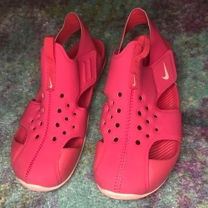 Nike Pink Sandals SZ 3